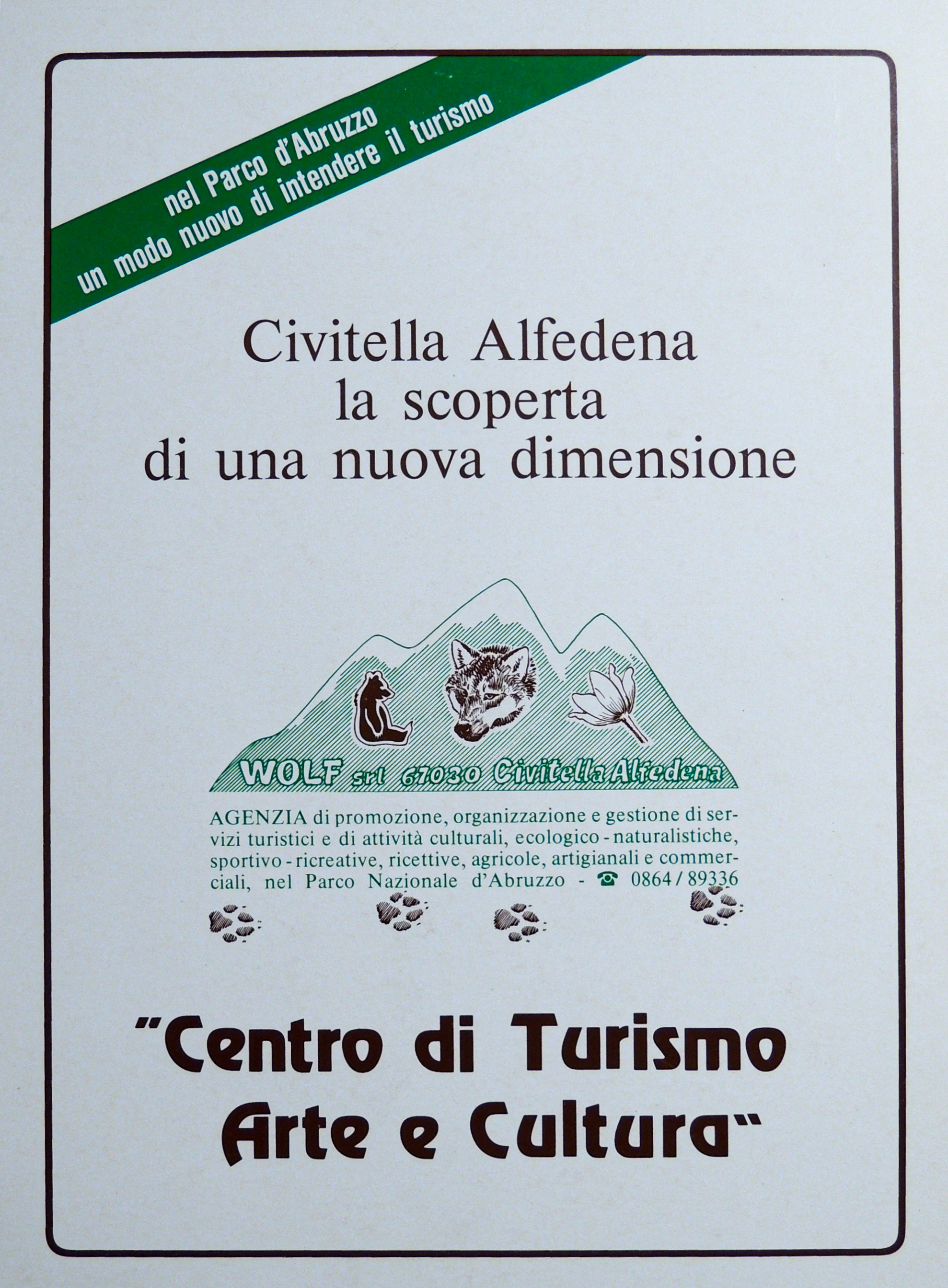 1985. Cooperativa Wolf. Civitella